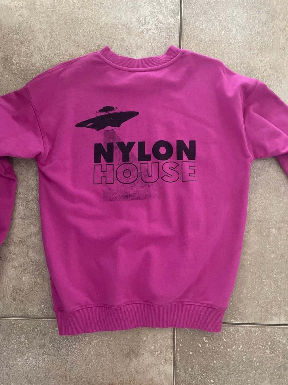 Coachella Nylon House Crew Neck Sweatshirt P.E. Nation Small MSRP $120